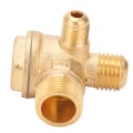Miniatyrbillede 2 af 8: Kontraventil Messing Material Trådforbindelse Luftkompressor Pumpe Tilbehør 1/2x3/8x10