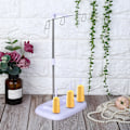 Miniatyrbillede 2 af 8: 3 keglede broderitrådsholder spoleholder til husholdningssymaskine lilla