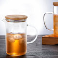 Miniatyrbillede 2 af 8: 300 ml husholdning transparent varmebestandigt glaskop med te låg