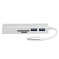 Pikkukuva 1 / 8: 5 in 1 -keskitin USB3.0-portti Gigabit-sovitin RJ45-laajennusliitäntä Telakointitietokonetarvikkeet