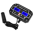 Miniatyrbild 3 av 8: PH TDS-monitor LCD digital multifunktionell vattenkvalitetsanalys testare EU-kontakt 230V PH‑2683