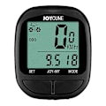 Miniatyrbillede 1 af 5: Solcelledrevet cykelcomputer: Trådløs speedometer & odometer med LCD-baggrundsbelysning