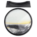Miniatyrbild 1 av 6: Flödande sandmålning 3D Timglasdekoration Flöde Landskapsmålning Kvicksandsdekor (svart)