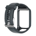 Pikkukuva 3 / 8: Tomtom Runner Cardio Spark -kellon rannekkeen vaihtoranneke, kuntoilukellon lisäranneke (harmaa)