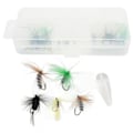 Miniatyrbilde 1 av 8: Fluefiske Fluer Kit Fluefiske Agnsats med Kasterkrok Svivel Plastperler Oppbevaringsboks