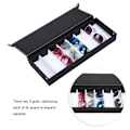 Miniatyrbild 7 av 8: 8 Grids Dammtät Glasögon Case Organizer Solglasögon Förvaringslåda Smycken Display Container