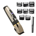 Miniatyrbild 4 av 8: USB-hårklippare LCD Vattentät 2200mAh Litiumbatteri Hårtrimmer med 8 st Guide Comb