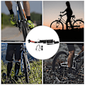 Miniatyrbillede 7 af 8: KW‑671‑05 Cykel Bagagebærer Sæde Pindemontering Hurtig Afmontering Legering Cykelholder Lastbærer