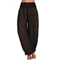Miniatyrbilde 1 av 4: Trykte Baggy Aladdin Yoga Bukser for Kvinner, Plus Size S, Kaffe