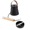 Miniatyrbillede 1 af 8: Moderne træjern soveværelse vægmonteret lampe veranda korridor studie lysarmatur værelse indretning (sort)