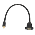 Miniatyrbilde 1 av 8: Mini Displayport til Displayport Mini DP hann til hunn 8K 7680x4320 60Hz Sikker Stabil Mini DP til DP