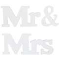 Miniatyrbilde 7 av 8: Mr&Mrs Treddekorasjoner for Bryllup Valentinsdag Romantisk Ornament Tykkelse 1,2 cm