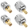 Miniatyrbillede 2 af 2: 1 Sæt SMA Adapter SMA Til UHF Jack Elektronik RF Koaksial Adapter Test Konverter