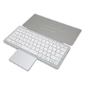 Miniatyrbillede 8 af 8: Tablet-tastaturhuse med touchpad, aftagelig samtidig driftstilstand, multifunktionelt tablethuse til Win XP, Win 7, 10, 11, sølv