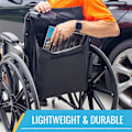 Miniatyrbillede 2 af 5: Rolle- og Rollator-Taske til Nem Opbevaring på Kørestole, Rollatorer og Transportstole til Ældre og Handicappede