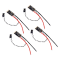Miniatyrbillede 2 af 8: 4 stk. børsteløs ESC 45A 2 6S strømforsyning RGB LED elektrisk hastighedsregulator til RC FPV Quadcopter flyvemaskine drone