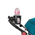 Miniatyrbillede 1 af 5: Universal 2-pak roterende kopholdere til babyklapvogne, paraplyklapvogne, barnevogne, vogne, vugger, trehjulede børnecykler, cykler og mere