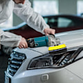 Miniatyrbillede 3 af 5: Premium Siliciumcarbid Vådt/Tørt Sandpapir - 5 Tommer 25 stk. Krog- og Sløjfe Slibeskiver til Autopolering