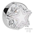 Miniatyrbillede 3 af 8: Loftslampe Femspidset stjerneformet rustfrit stål Loftslampe Hvid lysfarve til reol Badeværelse Veranda Korridor Køkken