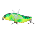 Pikkukuva 3 / 8: Kova kalaviehe Bionic Cicada Shape -kalastussyötti pyörivillä pyörteillä Potkuri Treble Hook 7,5 cmY238-5