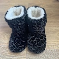 Miniatyrbillede 3 af 5: Varme hjemmesko til kvinder | Sort | Størrelser 3-7