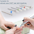 Miniatyrbild 4 av 5: 7 st Keramiska Nagelborr Set - Karbid Nagelborr Roterande Fräsar För Elektrisk Manikyr Pedikyr Nagelfil Maskin