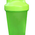 Miniatyrbild 7 av 8: Proteinpulver Shaker Cup PP Shaker Flaska med Rostfritt Stålkulor för Blandning 500mlGrön