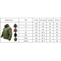 Miniatyrbillede 5 af 5: Combat Militær Fleece Taktisk Jakke til Udendørs Sport Vandreture - Grå XXXL