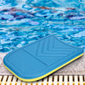 Miniatyrbillede 5 af 8: EVA Dobbelt Lag Svømmevand Bræt Havsvømning Swimmingpool Kickboard Flydende Bræt TræningshjælpemiddelGul Blå