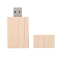 Miniatyrbilde 2 av 8: USB 2.0 tilpasset primitiv enkelhet lønn tre USB firkantet boks U Disk Flash Pen Drive (8G)
