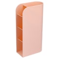 Miniatyrbillede 4 af 8: Opbevaringsboks skrivebord 4 gitter multifunktionel sød pink vertikal brevpapir arrangør til studierum kontor toiletbord