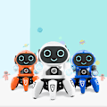 Miniatyrbilde 5 av 5: Robotleketøy Seks klør Plast Intelligent Dancing Singing Light Elektrisk Robotleketøy for gutter Oransje