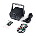 Miniatyrbilde 2 av 5: Laser Lighting DJ Scenelampe Party Light Game Projector - Fjernkontroll for dansende Thanksgiving Bursdag KTV