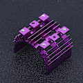 Pikkukuva 5 / 8: RC-moottorin jäähdytyslevy Kaukosäätimen moottorin jäähdytin sopii Wltoys 144001 1/14 RC-auton päivitysosiin Violetti