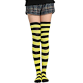 Miniatyrbillede 2 af 5: 3 Paires de Chaussettes de Noël pour Femmes, Haut Haut, Style Simple, Rouge Blanc, Rouge Noir og Jaune Noir