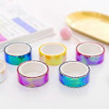 Miniatyrbilde 1 av 2: Glitter Regnbue Laser Washi Tape Skrivesaker Scrapbooking Dekorativt Lim (6 stk-flerfarget)