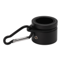Miniatyrbilde 6 av 8: 2 stk G3/4 flaggstangringer i aluminiumlegering 360° roterende anti-wrap spinning flaggstang monteringsklemme sett svart