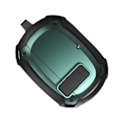 Miniatyrbillede 3 af 8: Bluetooth-øretelefonetui, ridsefast, moderigtigt, bærbart trådløst øretelefonetui til Studio Buds, sort/grøn