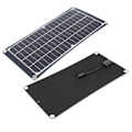 Miniatyrbilde 8 av 8: 20W solcellepanel ladebrett bærbar solcellelader for reiser klatring camping bruk