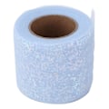 Miniatyrbillede 3 af 8: Tulle stof DIY håndværk slidstyrke symfoni polyester let bærbare tylle ruller 6cm lyseblå