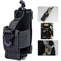 Miniatyrbild 5 av 5: Khaki Tactical Intercom-väska för CS-utrustning, utomhusaktiviteter och fältträning, Walkie Talkie-hölster för vandring, klättring och cykling
