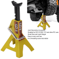 Miniatyrbild 4 av 7: RC Jack Stativ Justerbar Höjd Simulering Dekorativt tillbehör Mini Lifting Jack för SCX10 D90 1/10 RC Bil Gul