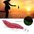 Miniatyrbillede 5 af 8: 3,5 g lysende blæksprutte-jigs kunstige rejer fiske lokkemad med 2 lags kroge fiskegrej tilbehør002#