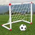 Miniatyrbillede 4 af 5: Udendørs Fodboldmål Net Holdbart Ekstra Stærkt Bærbart Bedste Kvalitet Bærbart Fodboldmål til Børnehave Over 3 År
