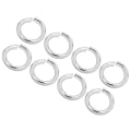 Miniatyrbilde 4 av 8: 200 stk M8 delte låseskiver 304 rustfritt stål 0,5 tommer ytre diameter festemaskinvare for maskinindustrien