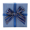 Miniatyrbild 7 av 8: 4 st presentförpackningar med lock 3,9x3,7x3,9 tum presentförpackningar för bröllop jul födelsedag alla hjärtans dag blå HM2330409