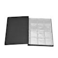 Miniatyrbilde 5 av 8: Myntsamlingsbok 120 PVC-lommer PU-omslag Transparent design Myk Høy holdbarhet Klar tekstur Myntalbum Svart