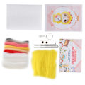 Miniatyrbillede 3 af 8: Nålefiltning Uld Kemisk Fiber Plys Dukkefremstilling DIY Materiale Nåle Håndlavet Håndværk (200# Kylling)