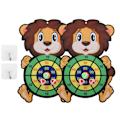 Miniatyrbild 1 av 8: 2 Set Darttavla Spel Säker Klassisk Darttavla Set Inomhus Party Dart Spel Present för Pojkar Flickor Djurstil