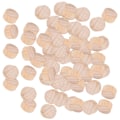 Miniatyrbilde 3 av 8: Bøk ubehandlet treskive DIY håndverk runde treskiver chip tilbehør 100 stk x 3 poser 1 cm